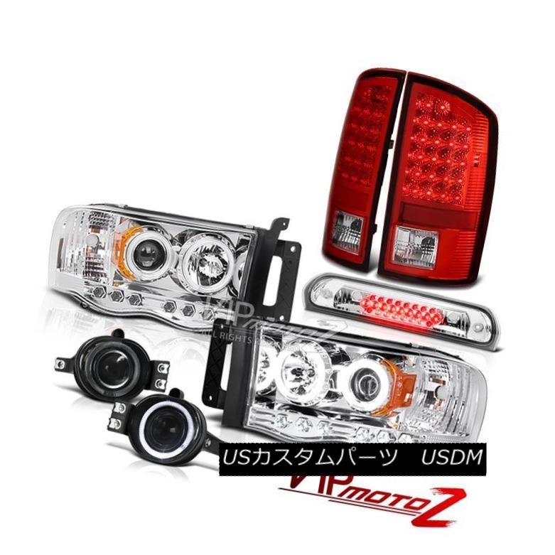ヘッドライト 02-05 Ram 2500 CCFL Tech Headlights LED Tail Lights Tinted Fog Roof Brake Cargo 02-05 Ram 2500 CCFLテールライトヘッドライトLEDテールライト曇り屋根用ブレーキカーゴ 【並行輸入品】