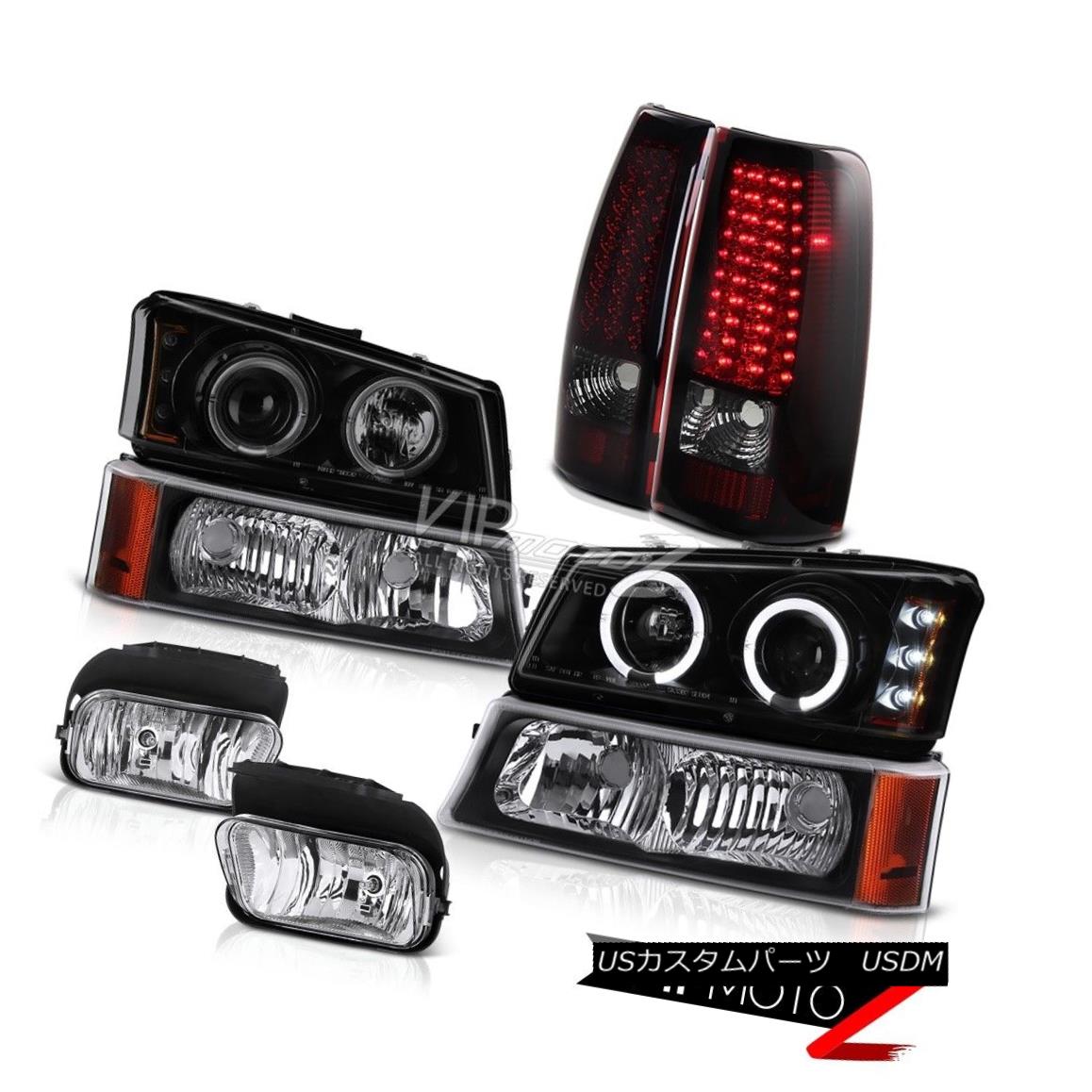 ヘッドライト 03 04 05 06 Silverado LTZ Black Smoke Headlight Turn Bumper Brake Lights Foglamp 03 04 05 06 Silverado LTZブラックスモークヘッドライトターンバンパーブレーキライトフォグライト 【並行輸入品】