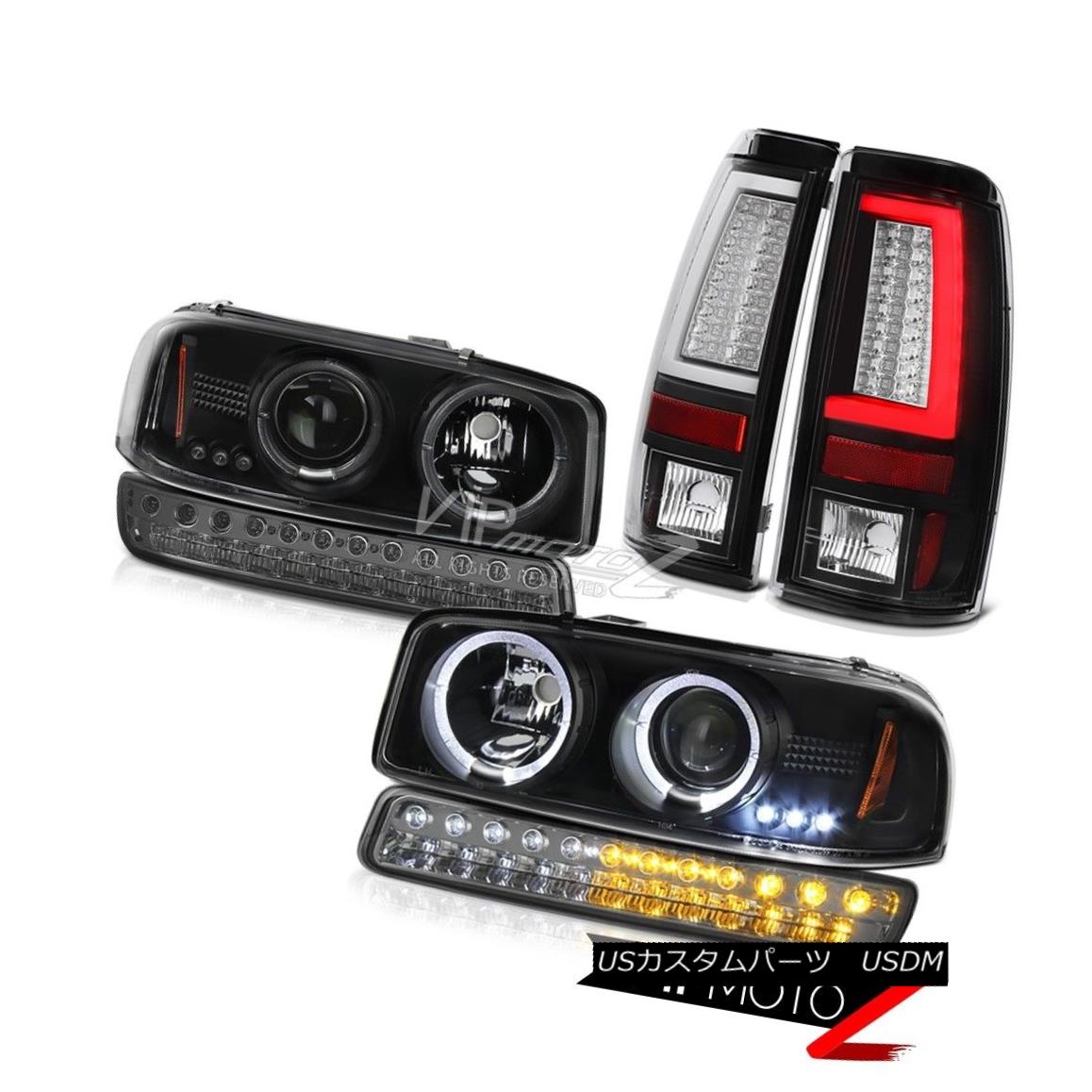 ヘッドライト 1999-2006 Sierra SLT Black Tail Lamps Signal Lamp Headlights Frosty Neon Tube 1999-2006シエラSLTブラックテールランプシグナルランプヘッドライトフロスティネオンチューブ 【並行輸入品】