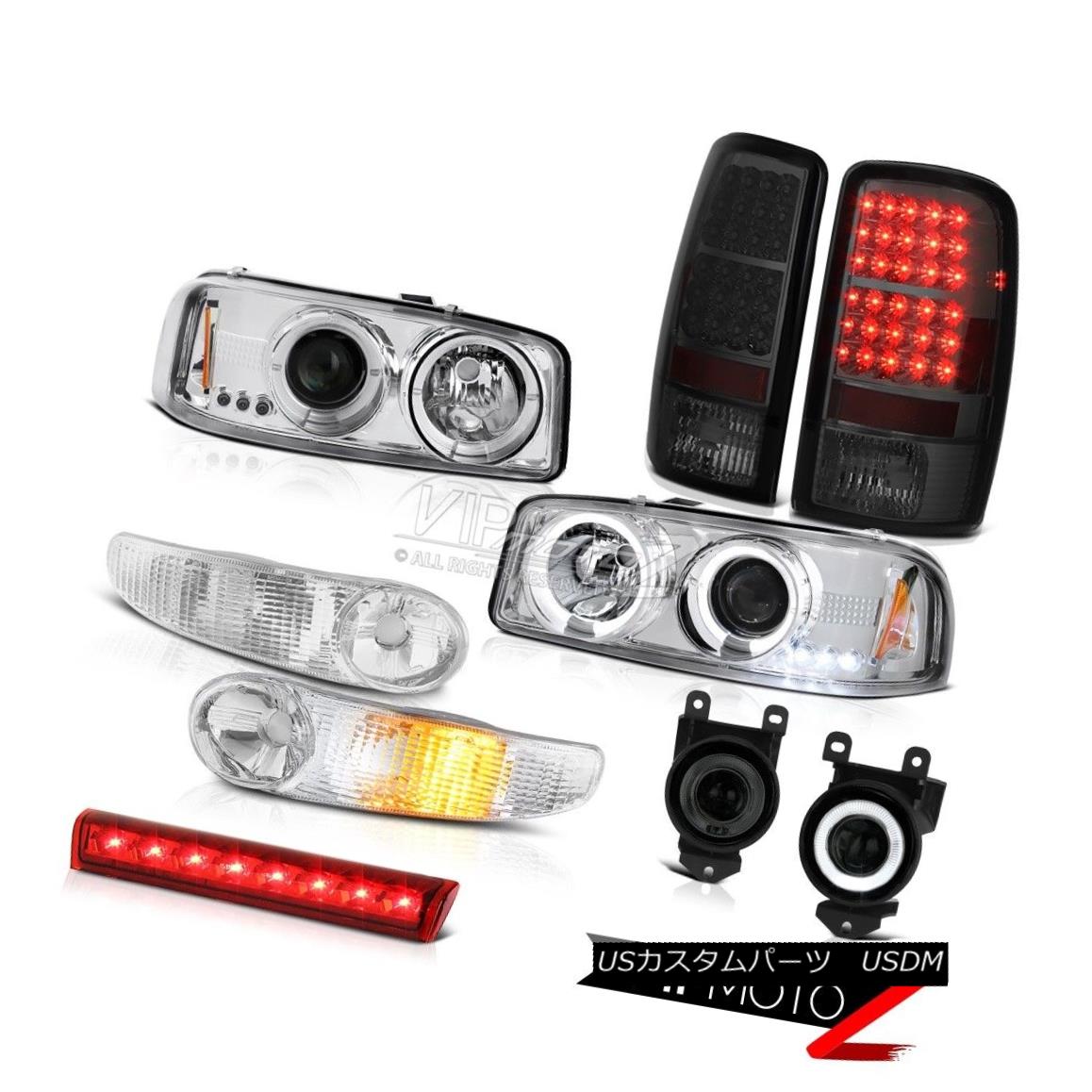 ヘッドライト Headlights Halo DRL LED Turn Signal Tail Lights Fog Roof Stop 01-06 Yukon Denali ヘッドライトHalo DRL LEDターンシグナルテールライトフォグルーフストップ01-06 Yukon Denali 【並行輸入品】