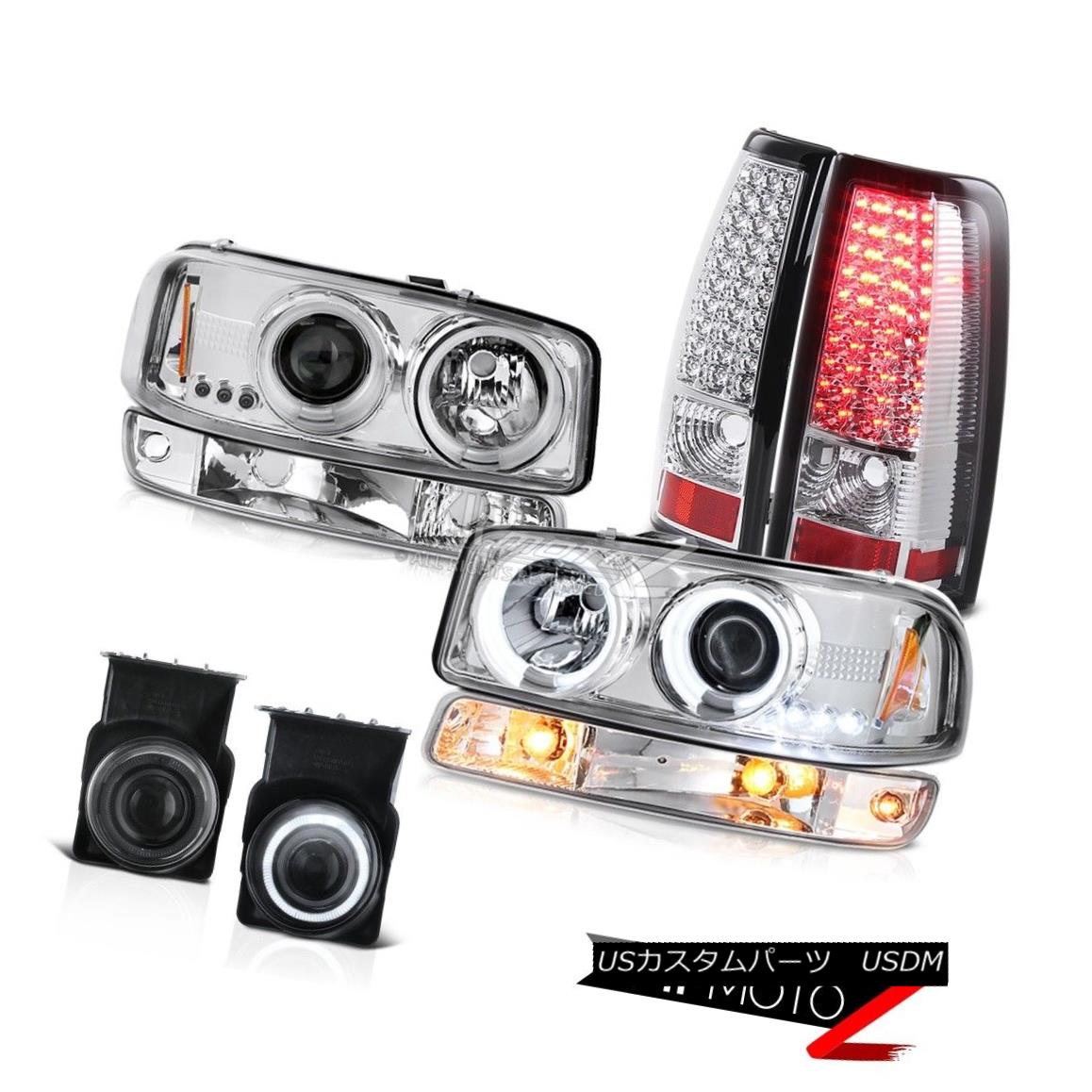 ヘッドライト 03-06 GMC Sierra Fog lamps crystal clear taillights parking lamp ccfl headlights 03-06 GMC Sierra Fogランプクリスタルクリアテールライトパーキングランプccflヘッドライト 【並行輸入品】