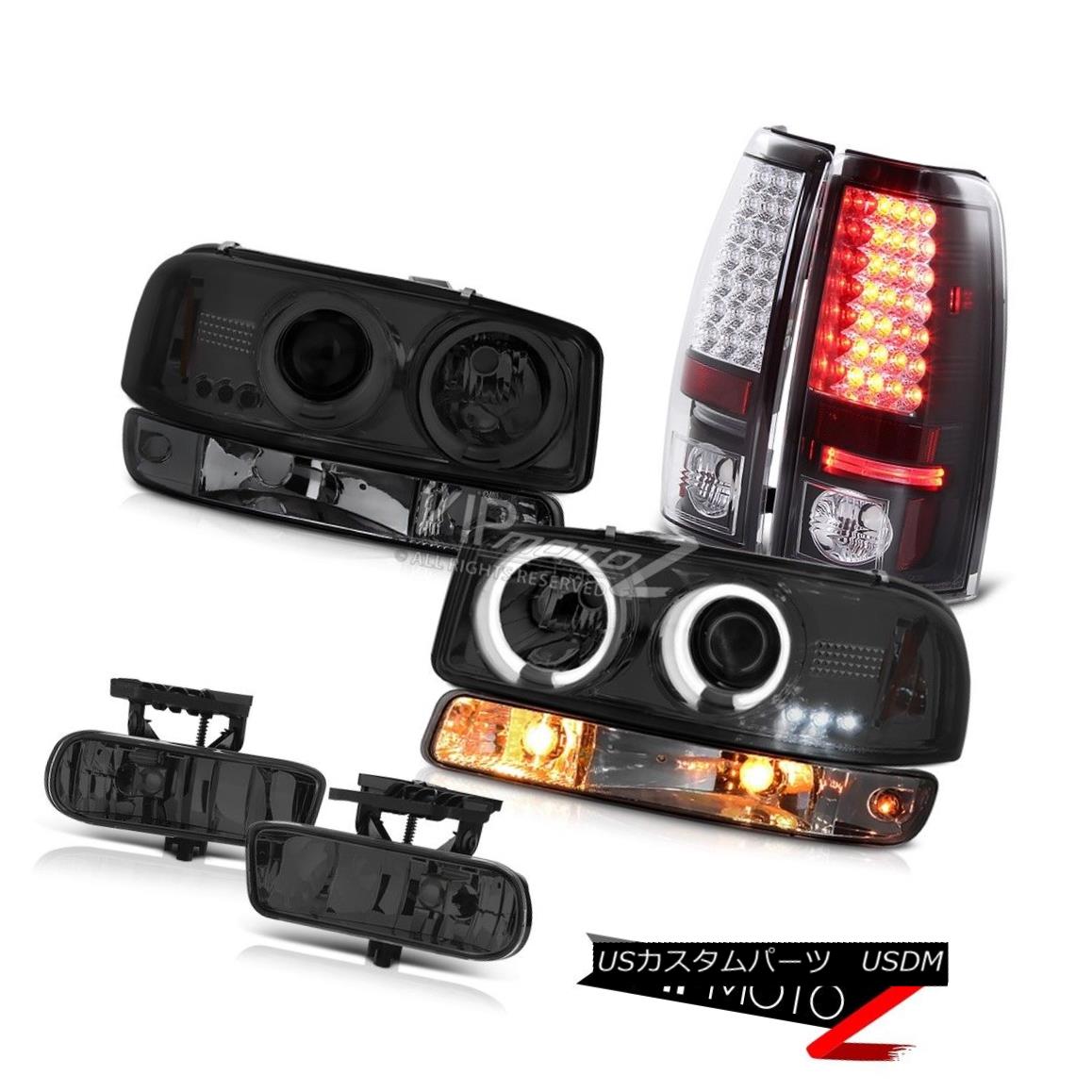 ヘッドライト 1999-2002 Sierra SL Fog lights rear led brake lamps parking lamp ccfl headlights 1999-2002シエラSLフォグライトリアブレーキランプパーキングランプccflヘッドライト 【並行輸入品】