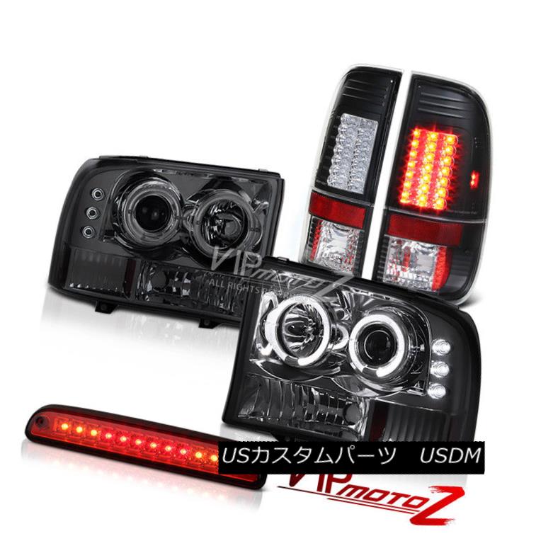 ヘッドライト Smoke Halo Headlights Third Brake Signal TailLight 99 00 01 02 03 04 F350 6.8L スモークハローヘッドライト第3ブレーキ信号TailLight 99 00 01 02 03 04 F350 6.8L 【並行輸入品】