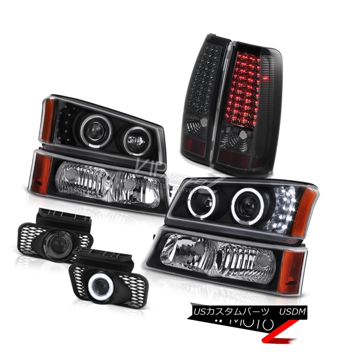 ヘッドライト Dual Angle Eye Headlights Black Signal TailLight Foglight Silverado 2500HD 03-06 デュアルアングルアイヘッドライトブラック信号TailLight Foglight Silverado 2500HD 03-06 【並行輸入品】