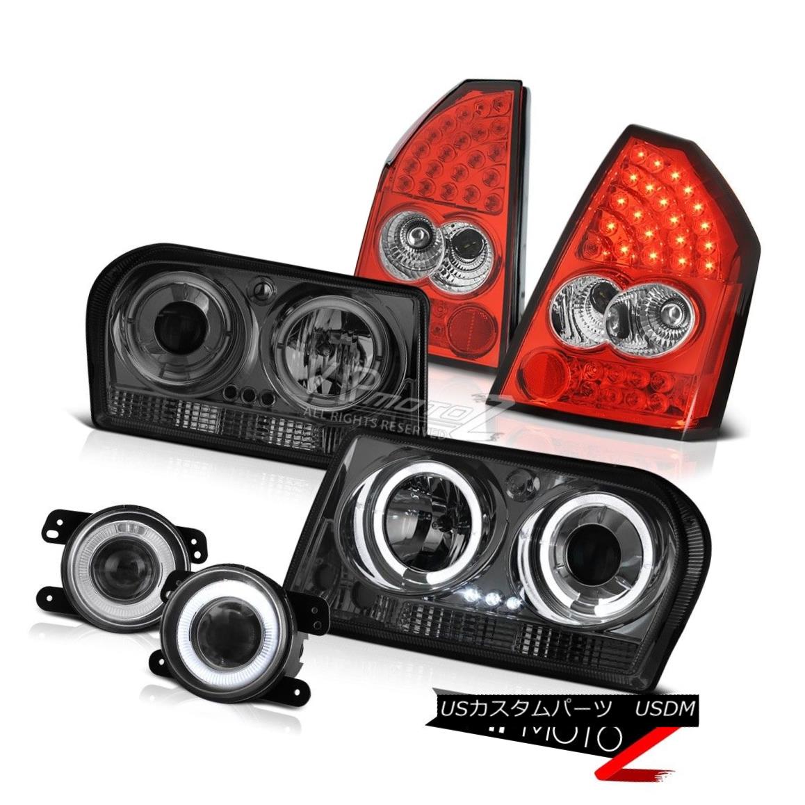 ヘッドライト 2005-2007 Chrysler 300 Dark Halo Projector Headlights LED Taillamps Glass Fog 2005-2007クライスラー300ダークハロープロジェクターヘッドライトLEDタイルランプガラス霧 【並行輸入品】