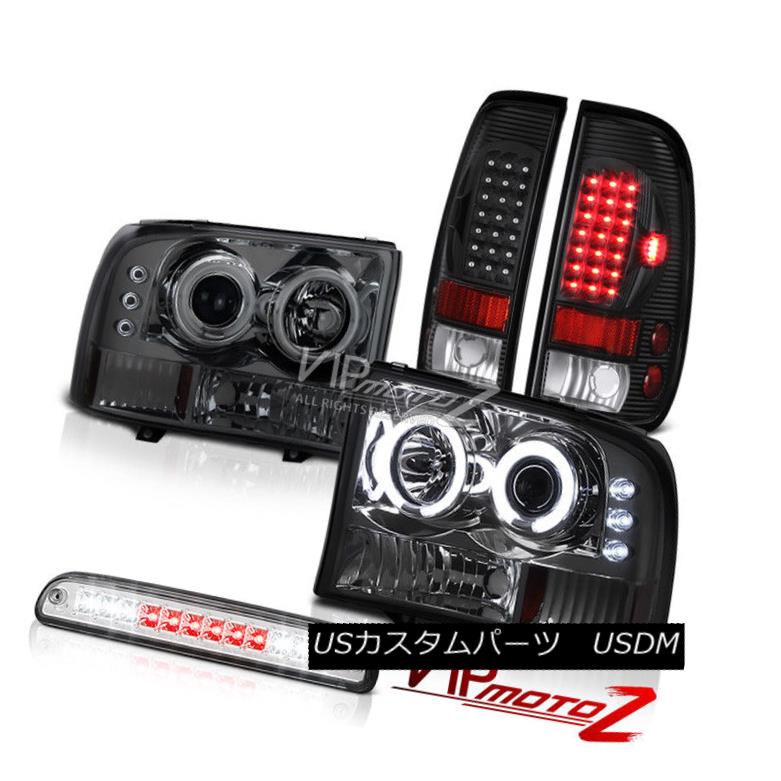 ヘッドライト DRL CCFL Headlights Third Brake Cargo LED L.E.D Rear Tail Light 1999-2004 F350 DRL CCFLヘッドライト第3ブレーキカーゴLED L.E.Dリアテールライト1999-2004 F350 【並行輸入品】