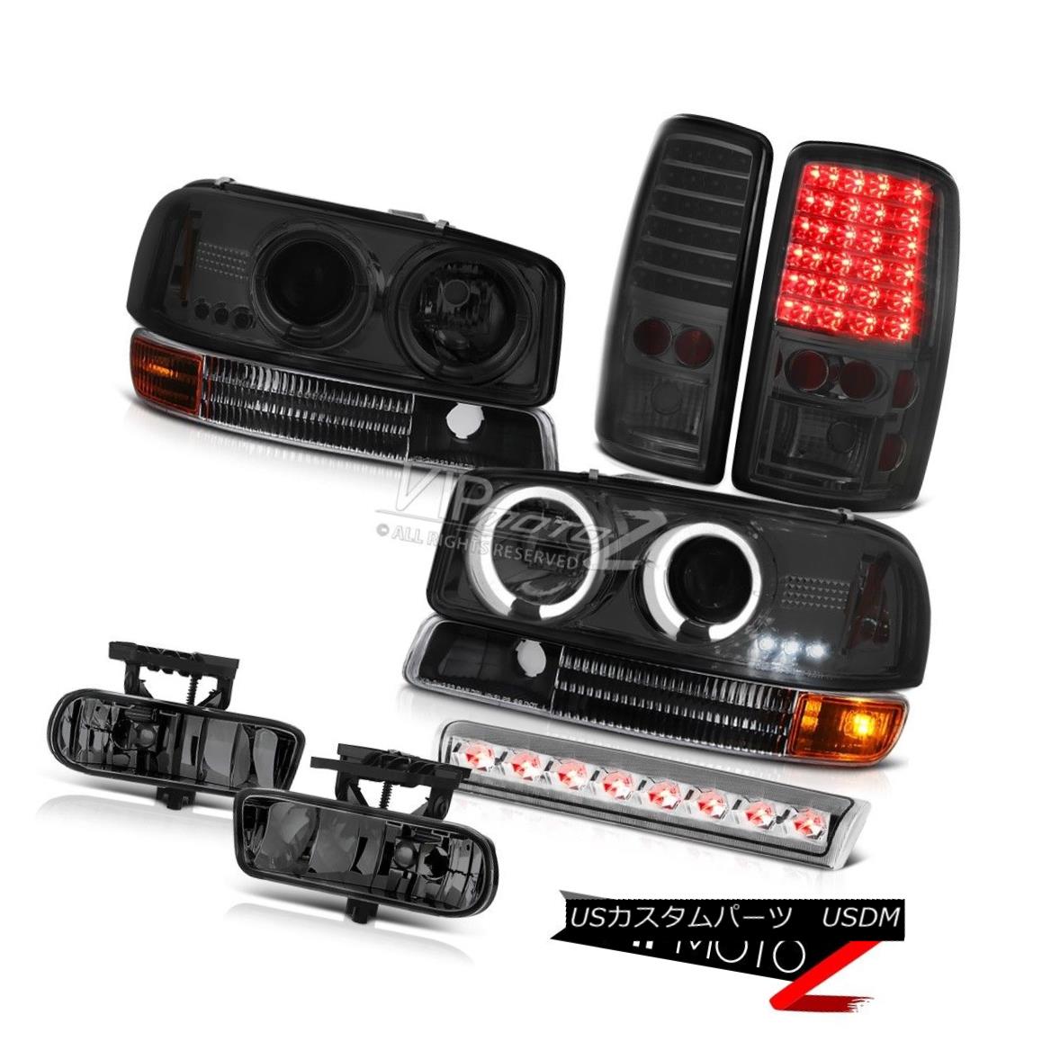 ヘッドライト Smoke DRL Projector Headlights Tail Lights LED FogLights Cargo 00-06 Yukon 5.3L 煙DRLプロジェクターヘッドライトテールライトLEDフォグライト貨物00-06ユーコン5.3L 【並行輸入品】