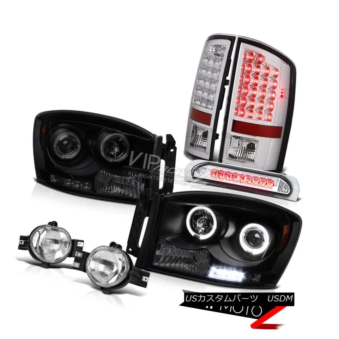 ヘッドライト LED Daytime Halo Headlight Clear Fog High Mount Stop Tail Lamps 06 Dodge Ram SLT LED昼間ヘイローヘッドライトクリアフォグハイマウントストップテールランプ06 Dodge Ram SLT 【並行輸入品】