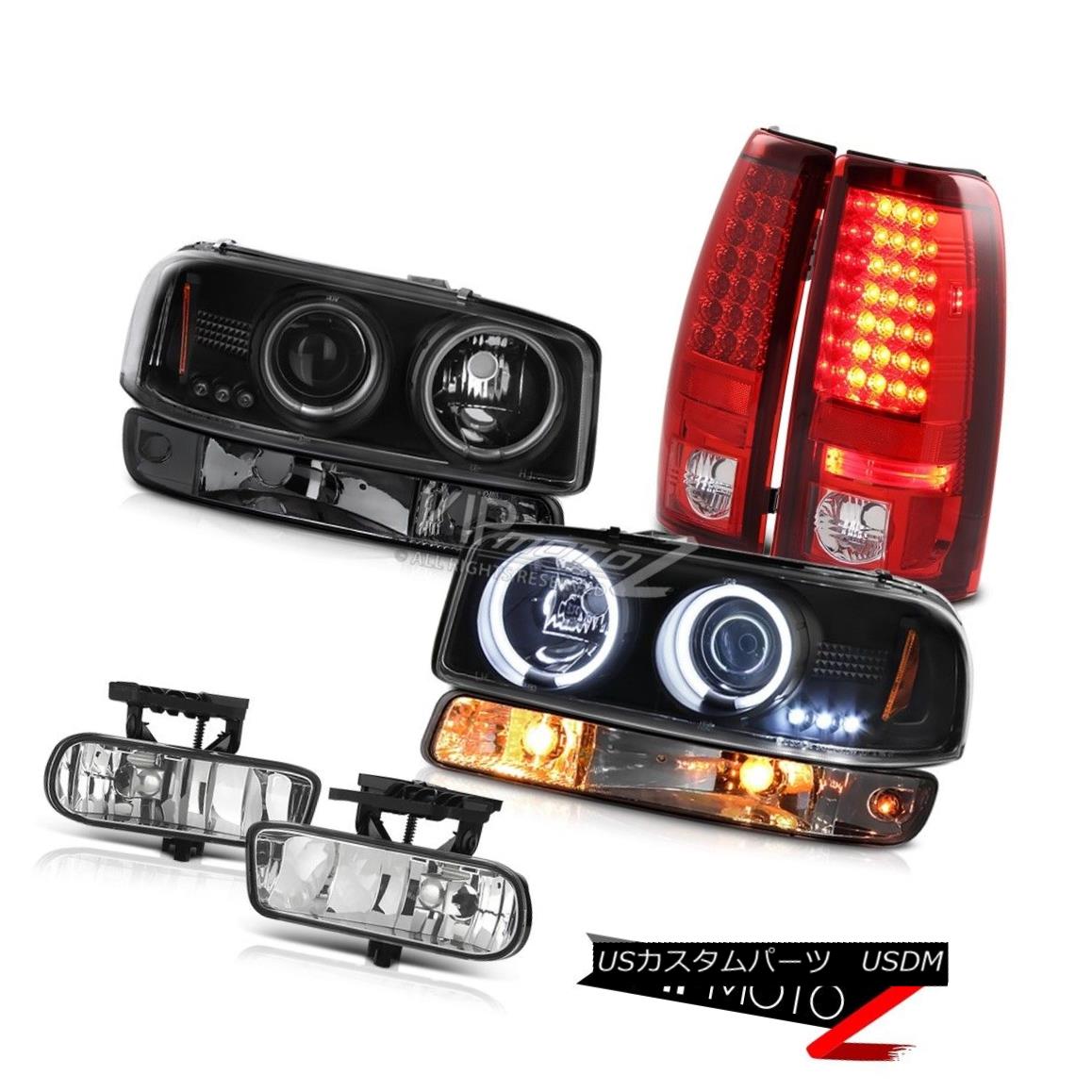 ヘッドライト 99-02 Sierra 3500HD Fog lamps red rear smd brake signal light ccfl Headlights 99-02シエラ3500HDフォグランプ赤い後部smdブレーキ信号灯ccflヘッドライト 【並行輸入品】
