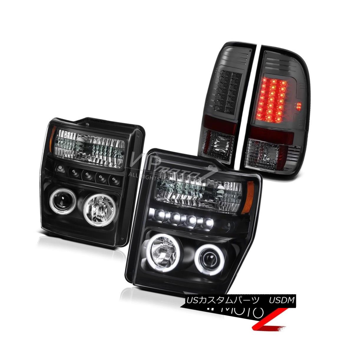 ヘッドライト Halo CCFL Headlamps Tail Lights LED 08 09 10 Ford Superduty 5.4L Harley Davidson Halo CCFLヘッドランプテールライトLED 08 09 10 Ford Superduty 5.4Lハーレーダビッドソン 【並行輸入品】