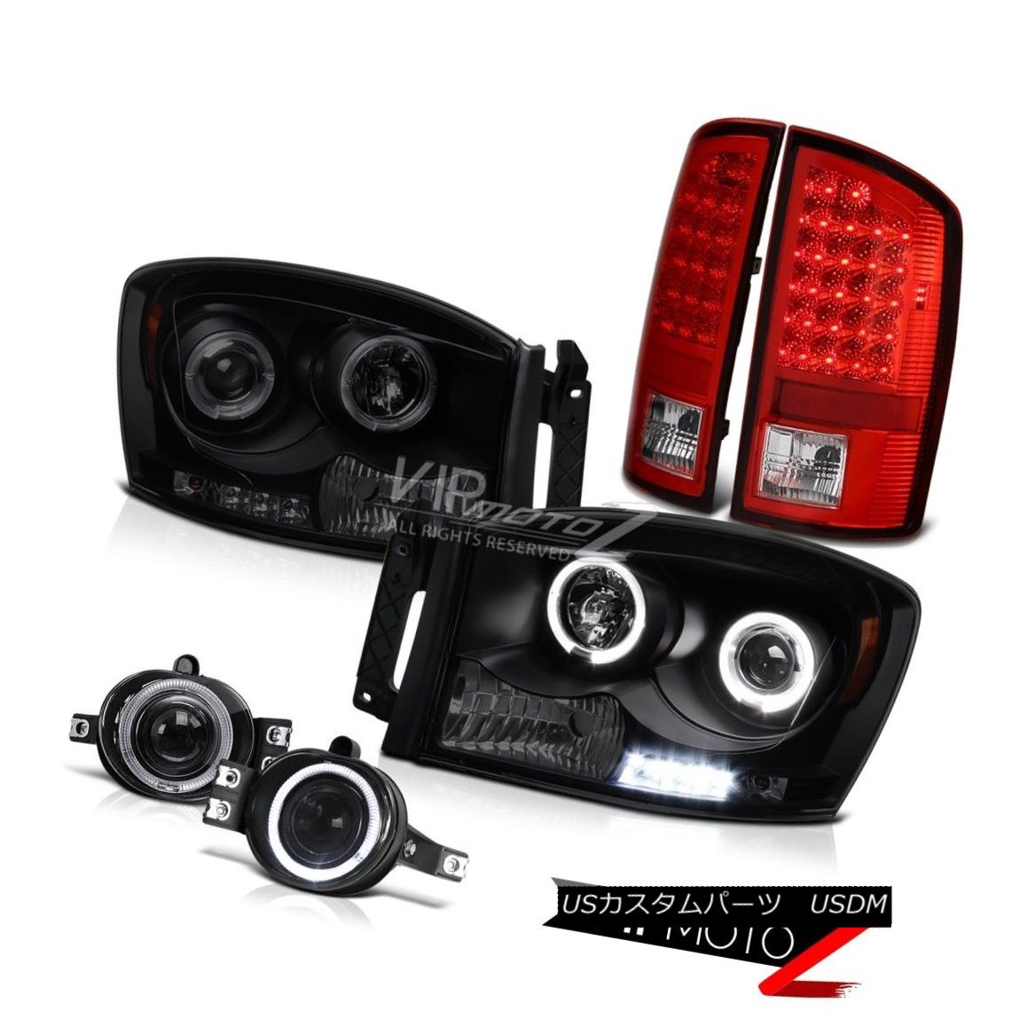 ヘッドライト 2006 Dodge Ram 4.7L LED Daytime Halo Projector Headlight DRL foglight Tail Light 2006 Dodge Ram 4.7L LED昼間ハロープロジェクターヘッドライトDRL foglightテールライト 【並行輸入品】