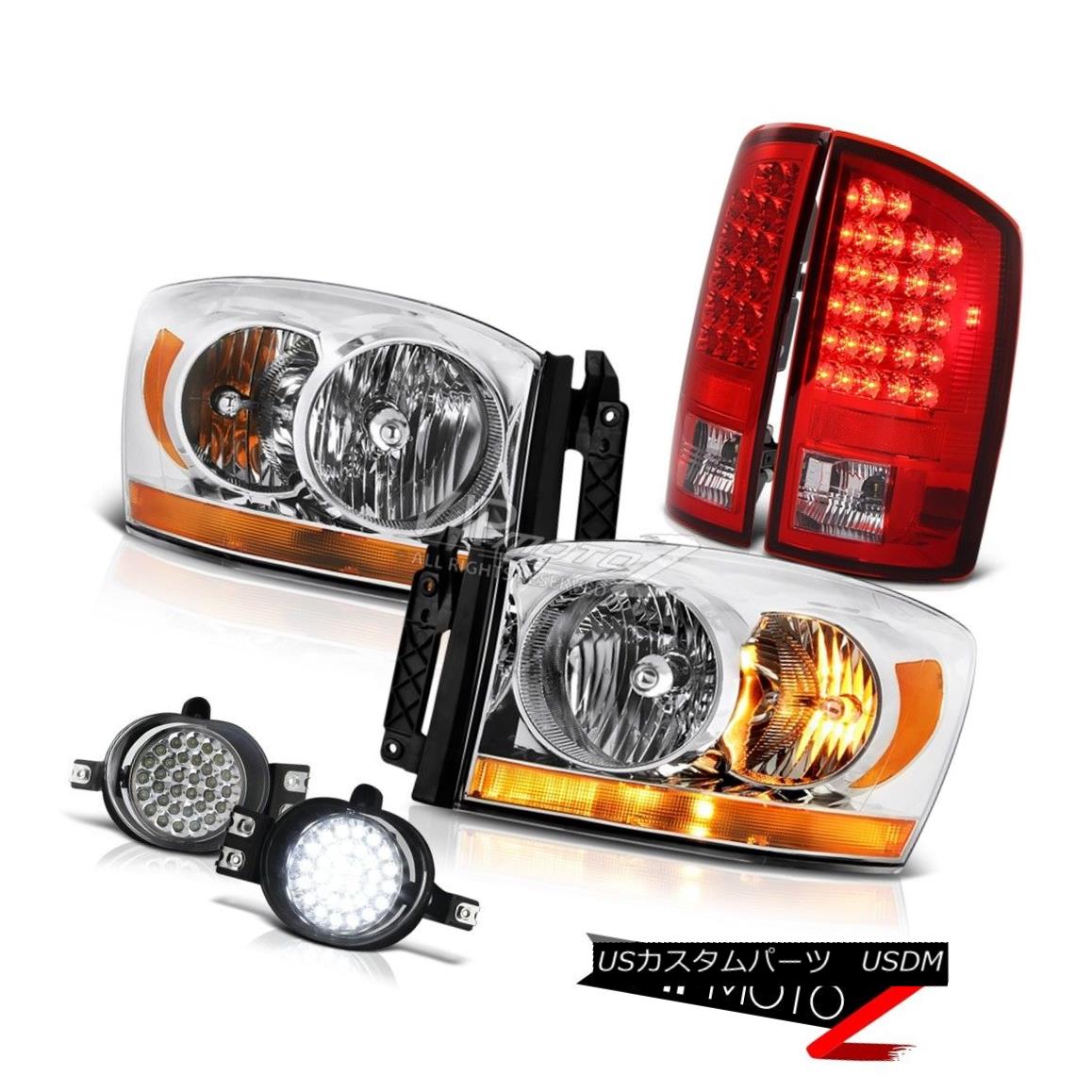 ヘッドライト 2006 Ram Slt Headlights Fog Lamps Red Taillamps Factory Style LED SMD Assembly 2006 Ram Sltヘッドライトフォグランプ赤いタイルランプファクトリースタイルLED SMDアセンブリ 【並行輸入品】