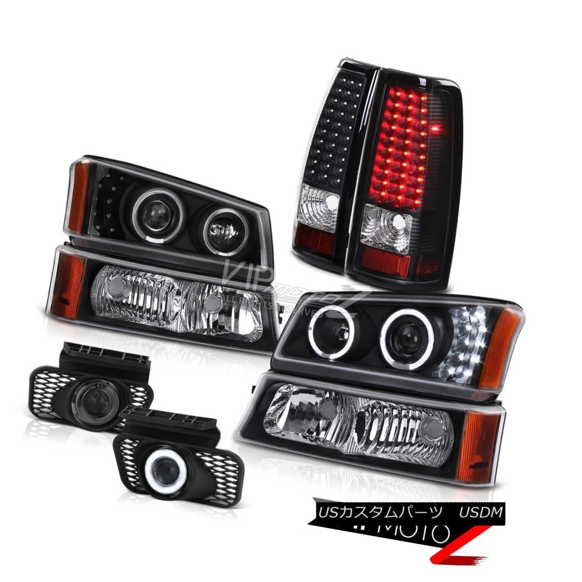 ヘッドライト LED Projector Headlights Parking Signal Taillamps Smoke Foglamps 05-06 Silverado LEDプロジェクターヘッドライトパーキング信号タイルランプスモークフォグライト05-06シルバラード 【並行輸入品】