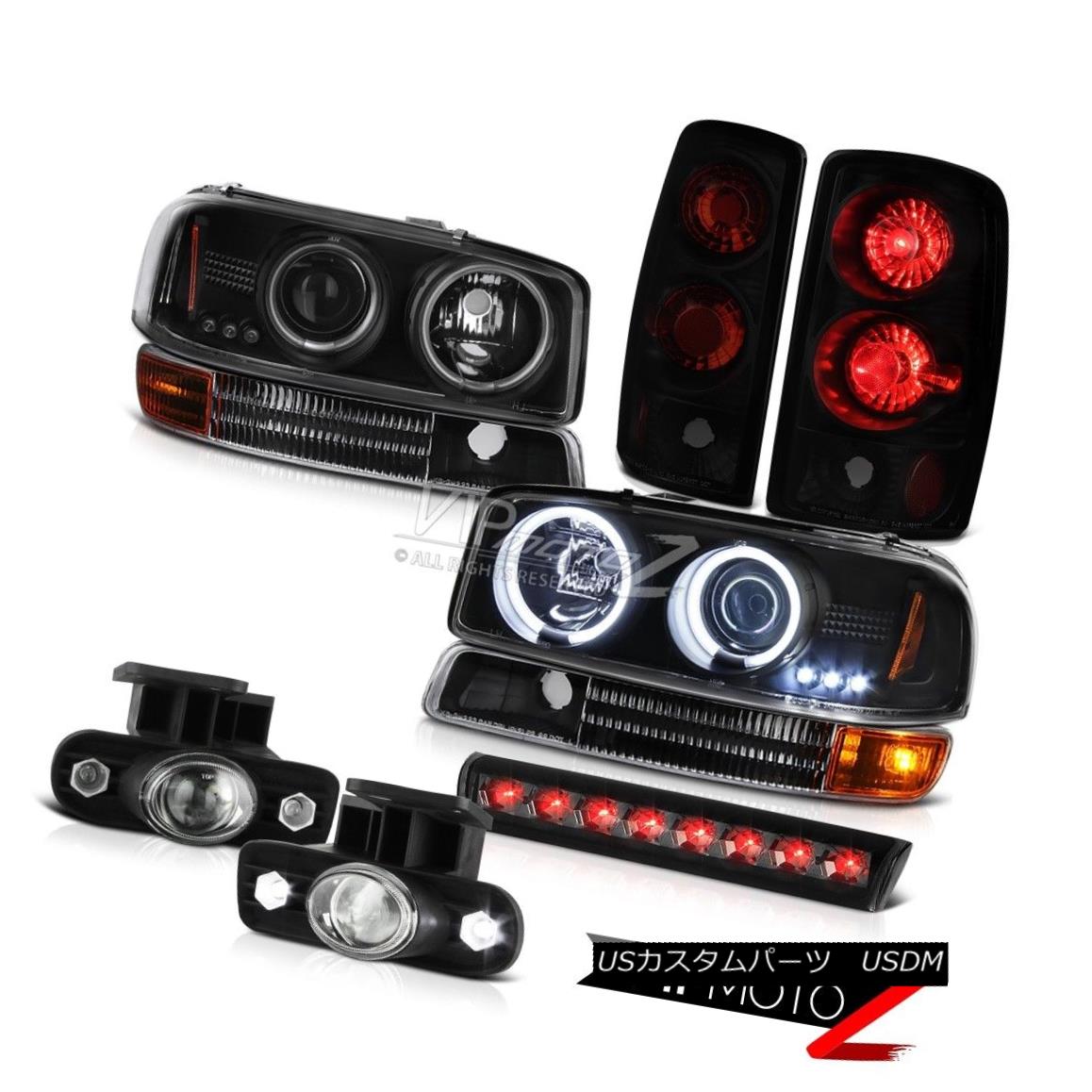 ヘッドライト CCFL Black Headlight Signal 3rd Brake Light Fog Lamps LED 2002 03 04 05 06 Yukon CCFLブラックヘッドライト信号第3ブレーキライトフォグランプLED 2002 03 04 05 06ユーコン 【並行輸入品】