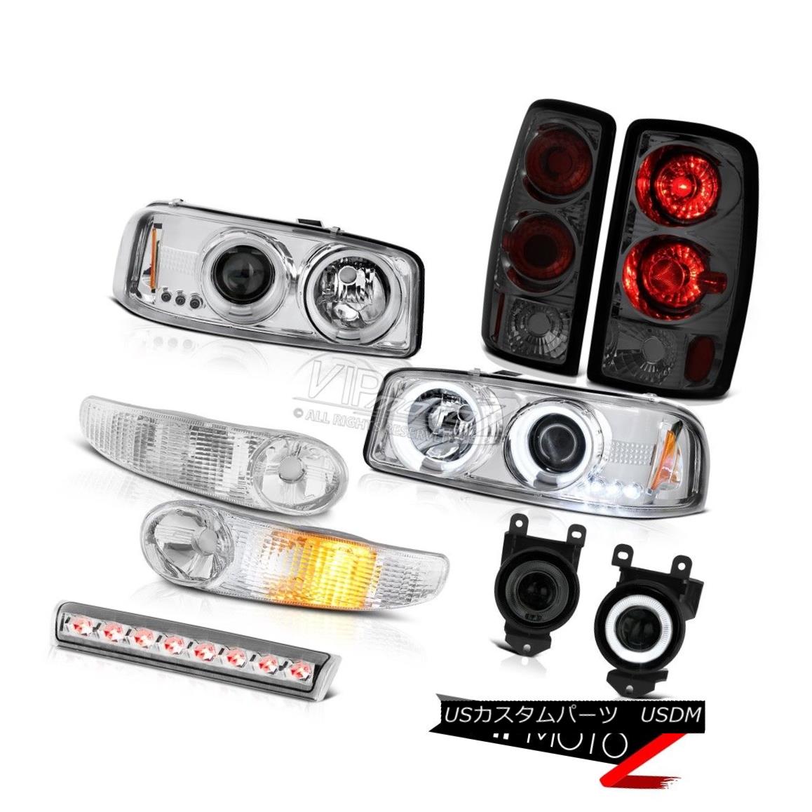 ヘッドライト Headlights CCFL Angel Eye Chrome Parking Brake Lights Fog High Stop 01-06 Yukon ヘッドライトCCFLエンジェルアイクロームパーキングブレーキライトフォグハイストップ01-06ユーコン 【並行輸入品】