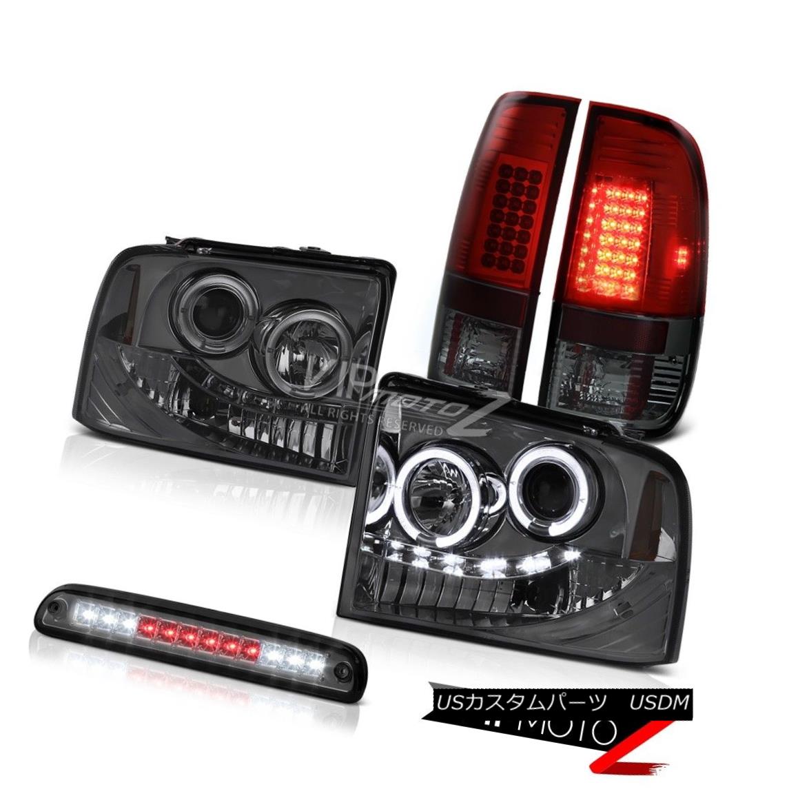 ヘッドライト Tinted Headlights LED Bulbs Tail Lamps 3rd Brake 05 06 07 F350 Harley Davidson ティンテッドヘッドライトLED電球テールランプ3rdブレーキ05 06 07 F350ハーレーダビッドソン 【並行輸入品】