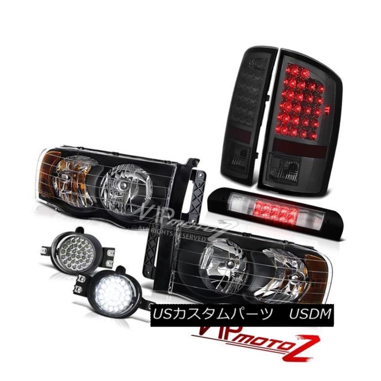 ヘッドライト Black Diamond Headlight Tail Lights LED SMD Fog Roof Stop Clear 2002-05 Ram 1500 ブラックダイヤモンドヘッドライトテールライトLED SMDフォグルーフストップクリア2002-05 RAM 1500 【並行輸入品】