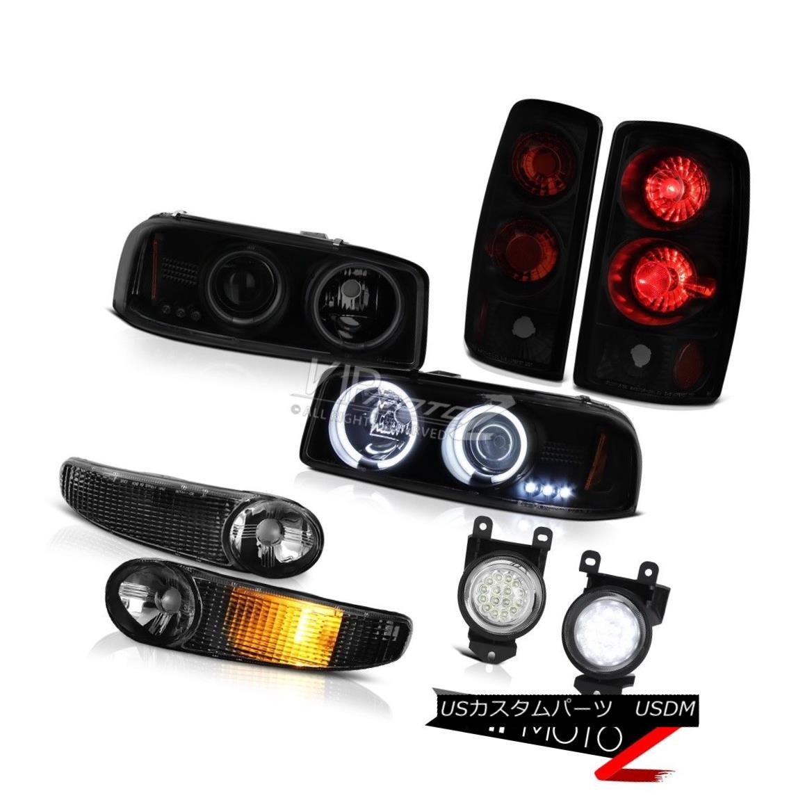 ヘッドライト 01-06 GMC Yukon Denali CCFL Fluorescence Headlights Parking Smoked Tail Lamp Fog 01-06 GMCユーコンデナリCCFL蛍光ヘッドライトパーキングスモークテールランプフォグ 【並行輸入品】