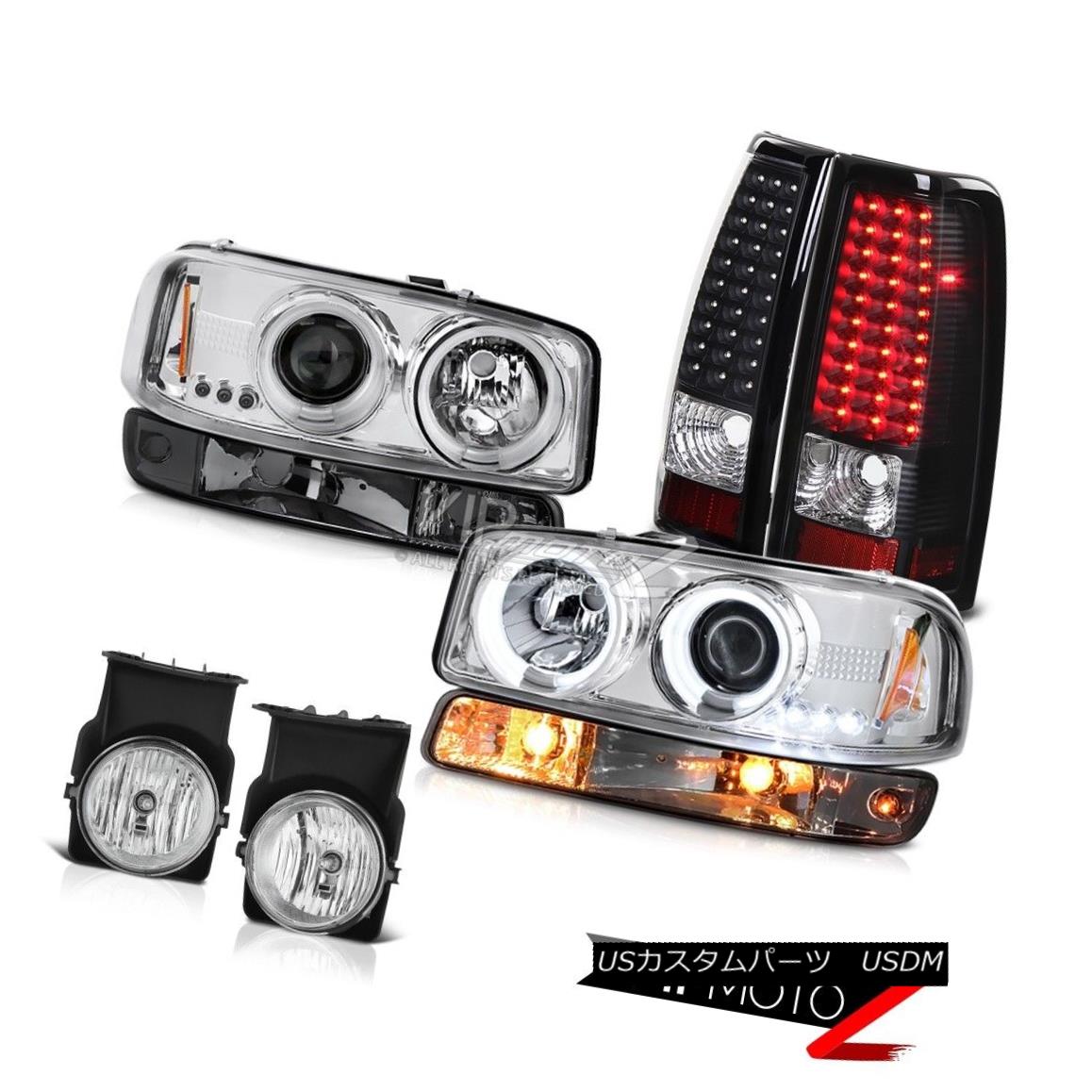 ヘッドライト 03-06 Sierra 2500 Fog lights black parking brake signal lamp ccfl Headlamps LED 03-06 Sierra 2500フォグライトブラックパーキングブレーキ信号ランプccflヘッドランプLED 【並行輸入品】