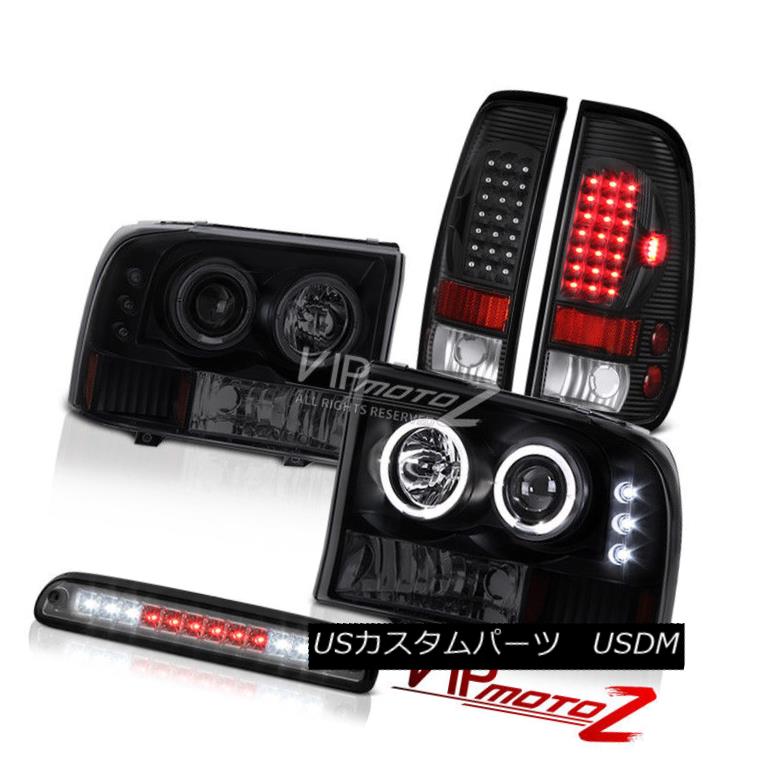ヘッドライト Smoke Halo Headlight High 3rd Cargo LED SMD TailLight 99-04 F250 Harley Davidson スモークハローヘッドライトハイ第3カーゴLED SMDテイルライト99-04 F250ハーレーダビッドソン 【並行輸入品】