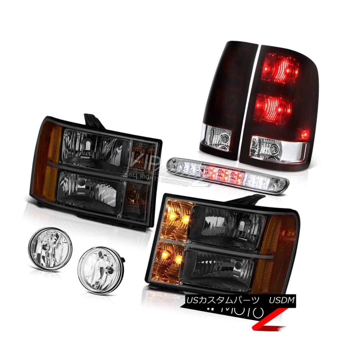ヘッドライト 2008-2014 Sierra 3500 Xfe Chrome Fog Lamps Taillights Headlamps High Stop Light 2008年?2014年シエラ3500 Xfeクロームフォグランプテールライトヘッドランプハイストップライト 【並行輸入品】