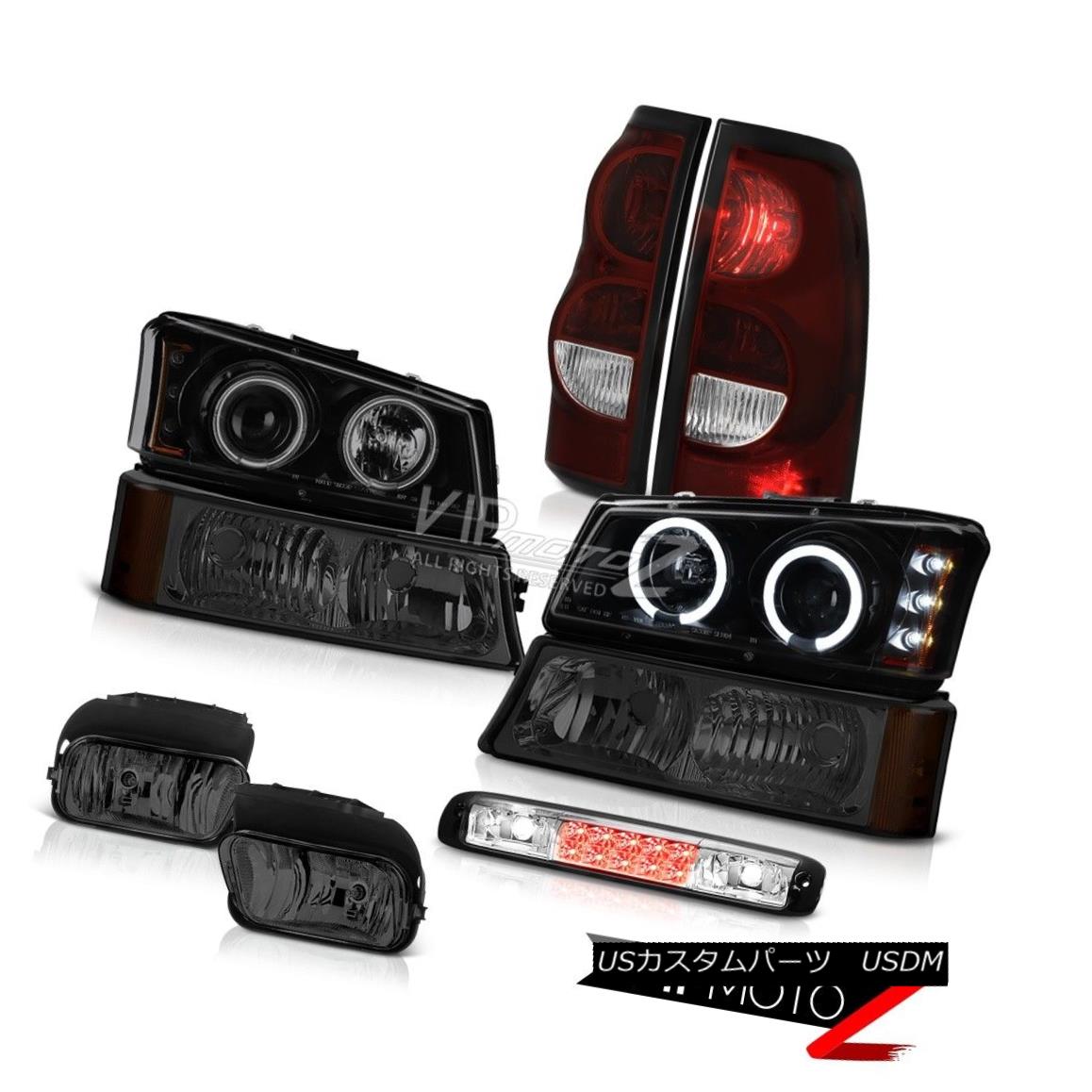 ヘッドライト 03-06 Silverado Third Brake Lamp Smokey Fog Lights Tail Parking Lamp Headlights 03-06シルバラード第3ブレーキランプスモーキーフォグライトテールパーキングランプヘッドライト 【並行輸入品】