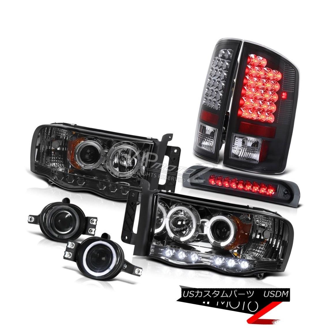 ヘッドライト Dodge 02-2005 RAM V8 Halo Projector Headlight+3rd Brake/LED Tail Light+Fog Lamp ドッジ02-2005 RAM V8ハロープロジェクターヘッドライト+第3ブレーキ/ LEDテールライト+フォグランプ 【並行輸入品】 69,333円
