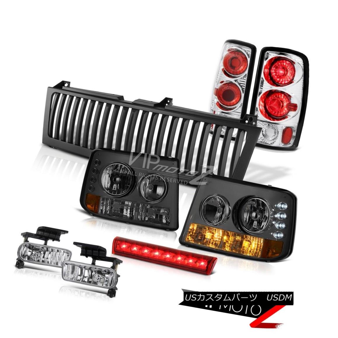 ヘッドライト Smoke Headlamps Rear Signal Tail Lights Fog High LED Red 00-06 Suburban 2500 スモークヘッドランプリアシグナルテールライトフォグハイLEDレッド00-06郊外2500 【並行輸入品】