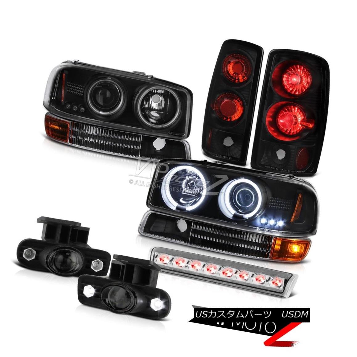 ヘッドライト Black CCFL Headlights Tail Light Projector FogLight High Stop LED 00-06 Yukon XL ブラックCCFLヘッドライトテールライトプロジェクターFogLightハイストップLED 00-06ユーコンXL 【並行輸入品】