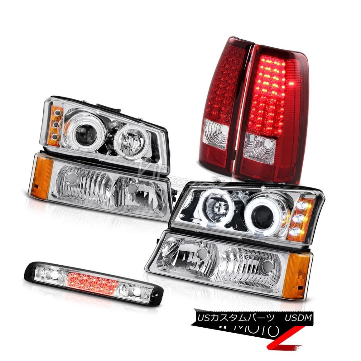 ヘッドライト 03 04 05 06 Silverado Clear Chrome Parking Lamp High Stop Headlamps Taillights 03 04 05 06シルバラードクリアクロームパーキングランプハイストップヘッドランプテールランプ 【並行輸入品】
