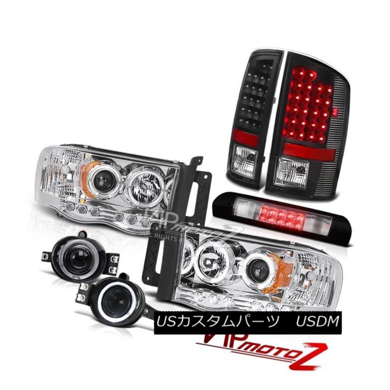 ヘッドライト Euro Halo LED Headlights Bright Tail Lights Chrome Fog Brake 02-05 Ram Magnum V8 ユーロHalo LEDヘッドライトブライトテールライトクロムフォグブレーキ02-05 Ram Magnum V8 【並行輸入品】