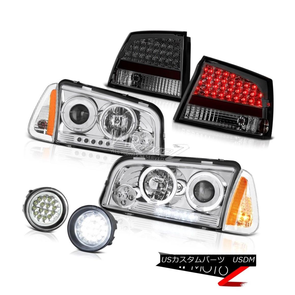 ヘッドライト 09-10 Dodge Charger SE Fog lamps phantom smoke tail signal light Headlights DRL 09-10ダッジチャージャーSEフォグランプファントムスモールテールシグナルライトヘッドライトDRL 【並行輸入品】