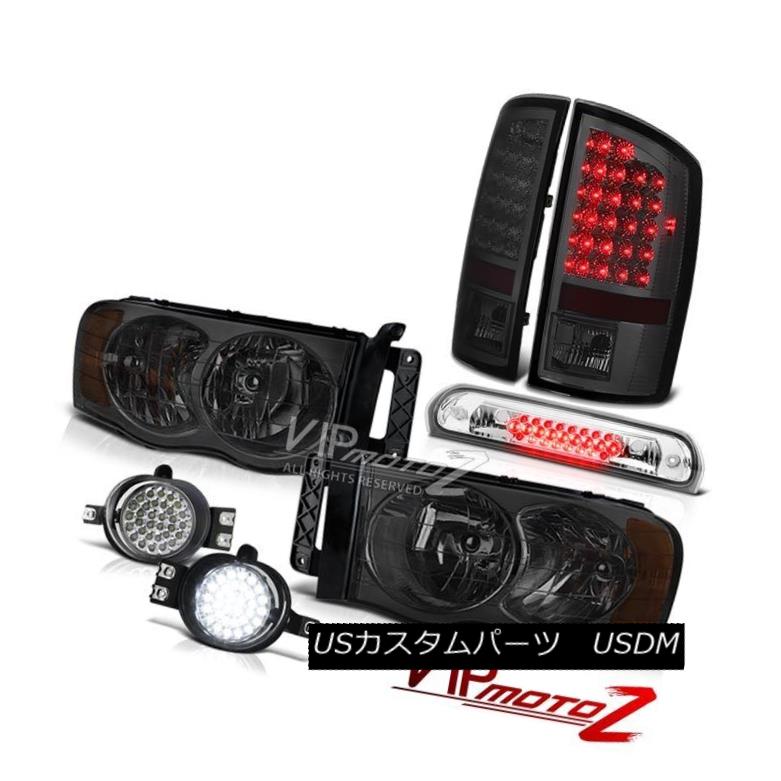 ヘッドライト 02-05 Ram 2500 Left Right Smoke Headlights LED Tail Lights Foglamps Roof Brake 02-05 Ram 2500 Right Right Smoke Headlights LEDテールライトフォグランプ屋根ブレーキ 【並行輸入品】
