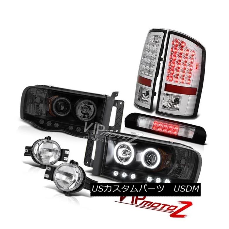 ヘッドライト 02-05 Ram TurboDiesel Headlight DRL LED Taillight Chrome Fog Euro Third Brake 02-05ラムターボディーゼルヘッドライトDRL LEDテールライトクロムフォグユーロサードブレーキ 【並行輸入品】