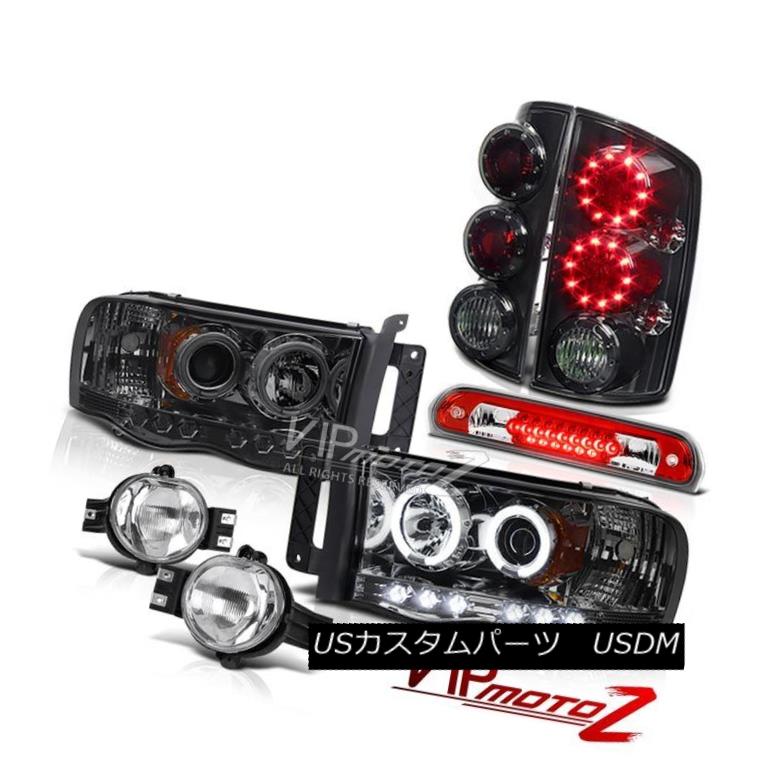 ヘッドライト 02-05 Dodge Ram CCFL Halo Headlight Signal Tail Light Euro Fog 3rd Brake LED Red 02-05 Dodge Ram CCFL Haloヘッドライトシグナルテールライトユーロフォグ3rdブレーキLEDレッド 【並行輸入品】