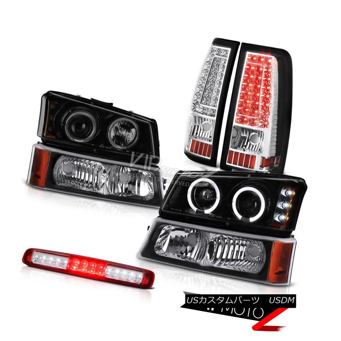 ヘッドライト 03-06 Silverado 3RD Brake Lamp Tail Lamps Signal Light Darkest Smoke Headlights 03-06 Silverado 3RDブレーキランプテールランプ信号光暗い煙ヘッドライト 【並行輸入品】