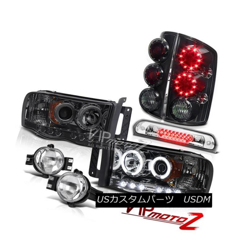 ヘッドライト 02-05 Ram Brightest CCFL Halo Headlights Smoke LED Tail Fog Lamp Roof Stop Clear 02-05 Ram Brightest CCFL HaloヘッドライトスモークLEDテールフォグランプルーフストップクリア 【並行輸入品】