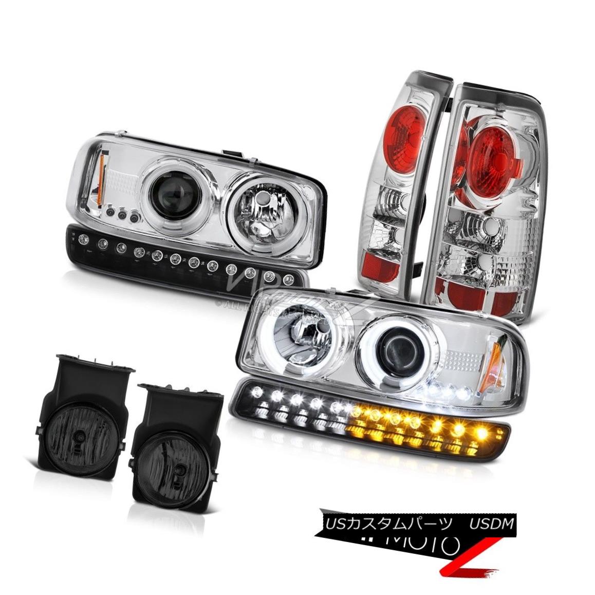 ヘッドライト 03 04 05 06 Sierra 1500 Fog lamps euro chrome tail signal light ccfl Headlamps 03 04 05 06 Sierra 1500フォグランプユーロクロームテールシグナルライトccflヘッドランプ 【並行輸入品】