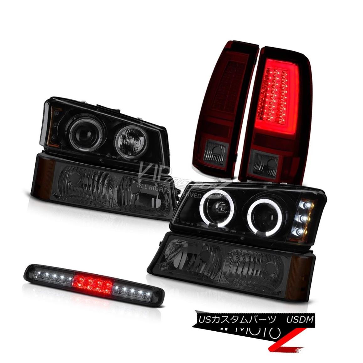 ヘッドライト 03-06 Chevy Silverado Tail Lamps Smoked Signal Light Third Brake Headlamps LED 03-06 Chevy SilveradoテールランプスモークシグナルライトThird Brake Headlamps LED 【並行輸入品】
