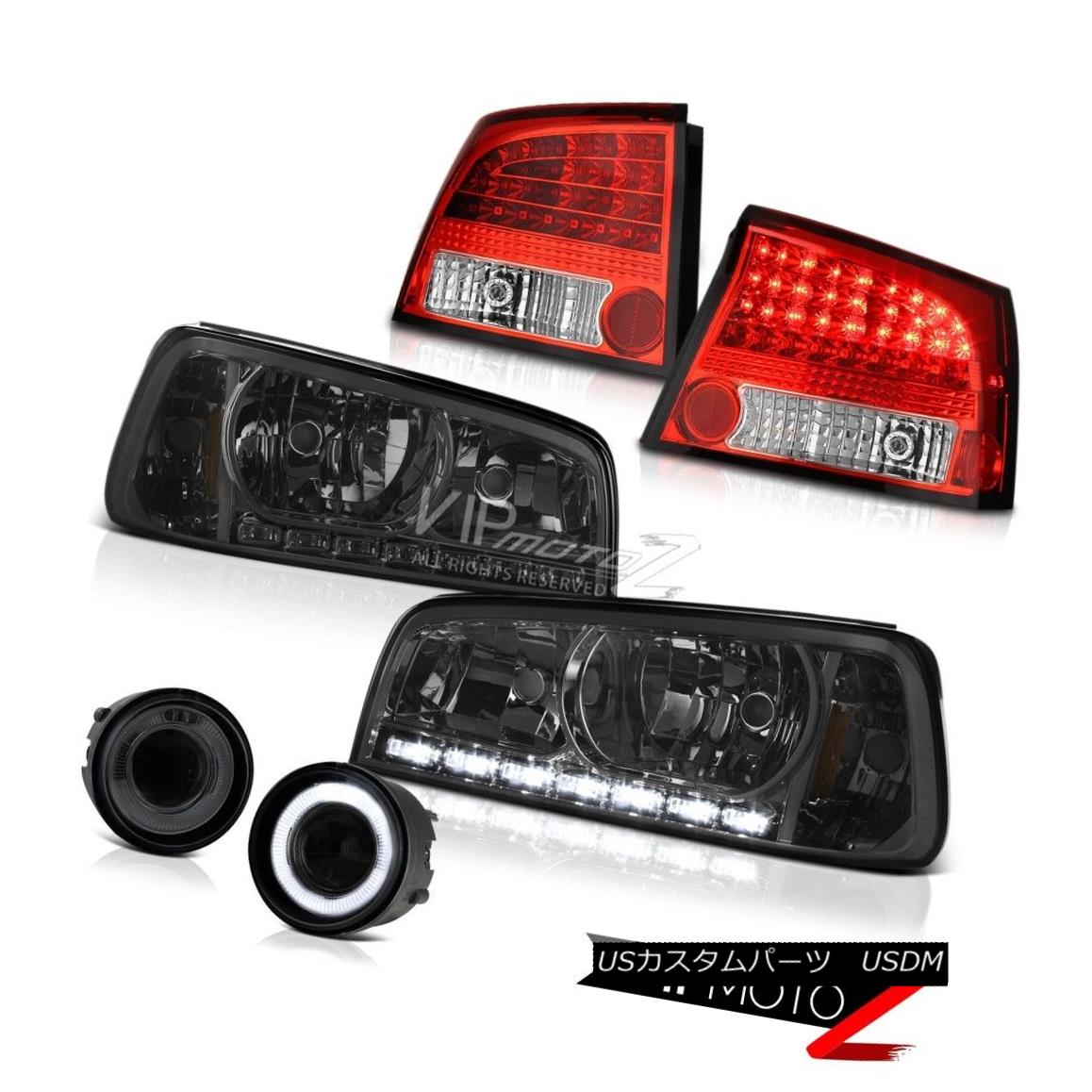 注目ショップ ライト ランプ ヘッドライト 09 10 Charger Rt Smoke Halo Led Headlights Chromed Out Taillights Drl Foglights 09 10チャージャーrtスモークハローledヘッドライトクロームアウトテールライトdrlフォグライト Gs Louislegrand Com