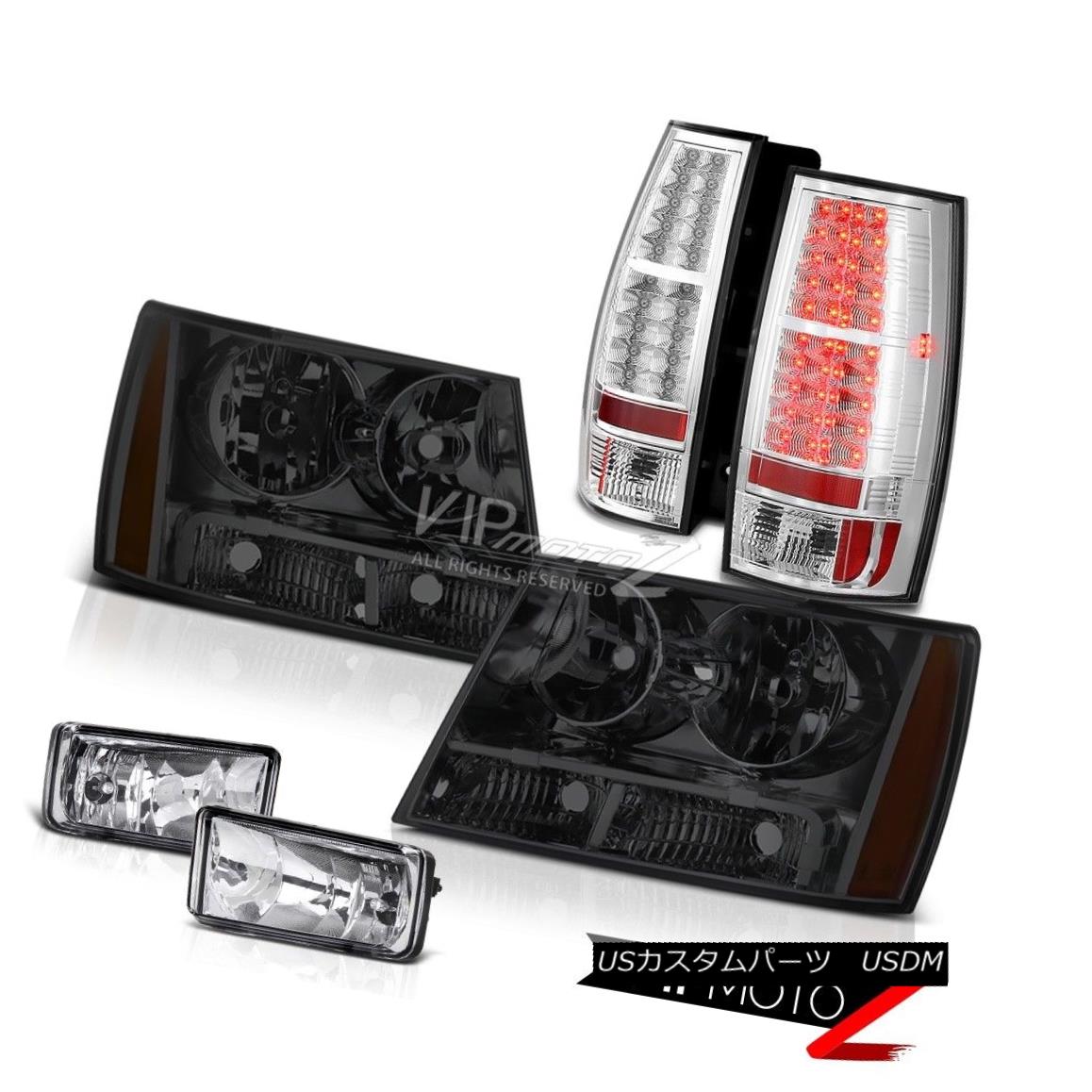 ヘッドライト Chevrolet Suburban Tahoe Chrome LED Brake Lamp Headlight Smoke Fog Light Lamps シボレー郊外のタホのクロームLEDブレーキランプヘッドライト煙霧ライトランプ 【並行輸入品】 69,333円