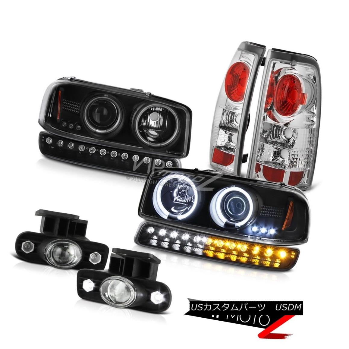ヘッドライト 99 00 01 02 Sierra 6.6L Fog lamps tail lights signal light ccfl headlights LED 99 00 01 02 Sierra 6.6Lフォグランプテールライト信号光ccflヘッドライトLED 【並行輸入品】
