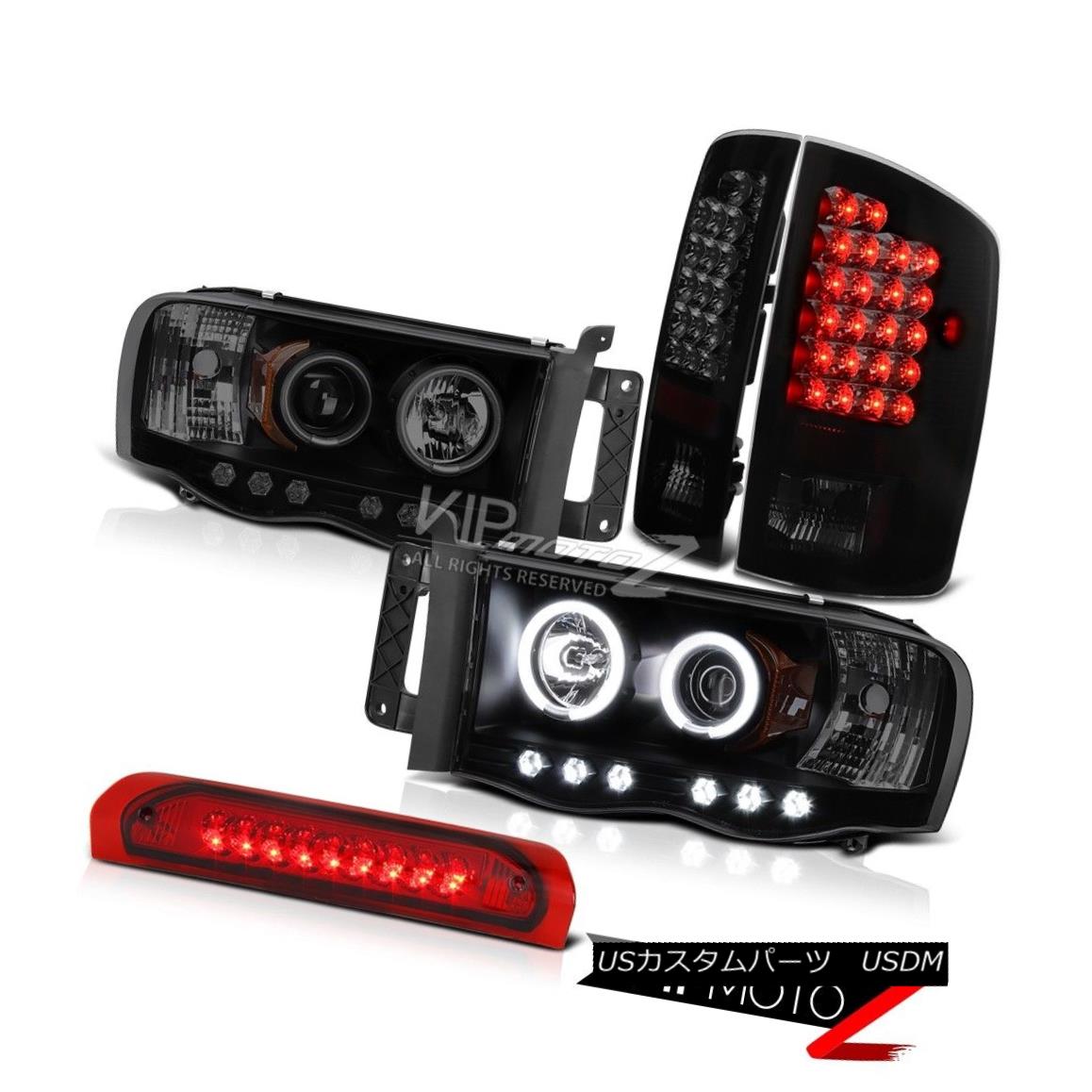 ヘッドライト 2002 2003 Ram V6 V8 Laramie Projector Halo DRL Headlights Bright LED Taillamp 2002 2003 Ram V6 V8ララミープロジェクターHalo DRLヘッドライトBright LED Taillamp 【並行輸入品】