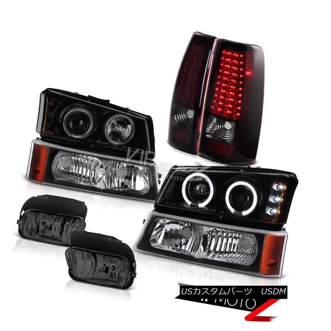 ヘッドライト L.E.D Projector DRL Headlight SMD LED Brake Lamps Fog 03 04 05 06 Silverado 1500 L.E.DプロジェクターDRLヘッドライトSMD LEDブレーキランプフォグ03 04 05 06シルバラード1500 【並行輸入品】