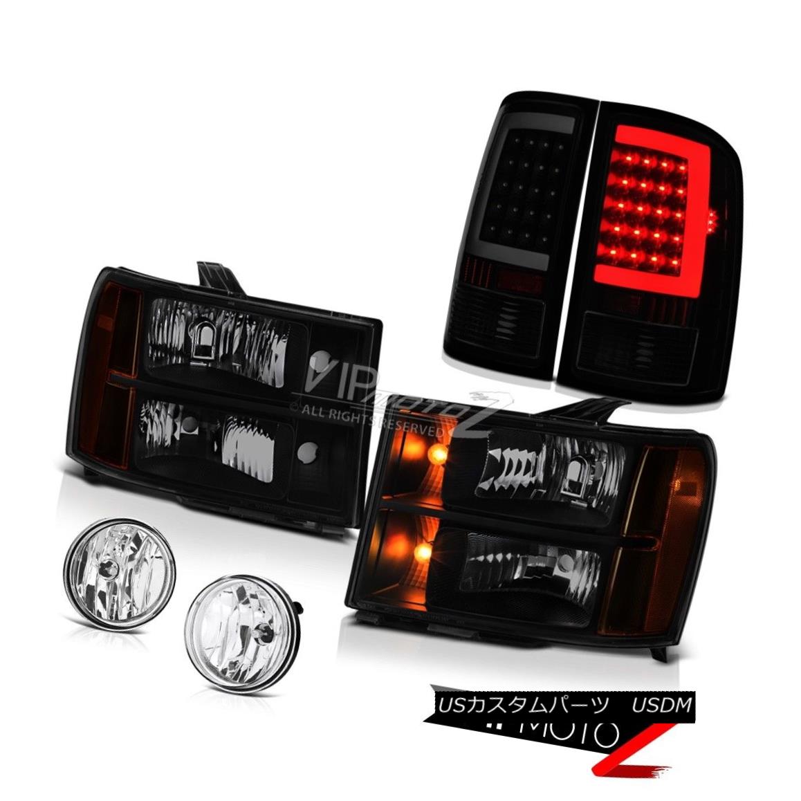 ヘッドライト 2008-2014 Sierra 2500 SLE Taillights Headlights Foglamps OLED Prism Crystal Lens 2008年?2014年Sierra 2500 SLEティアライトヘッドライトフォグランプOLEDプリズムクリスタルレンズ 【並行輸入品】