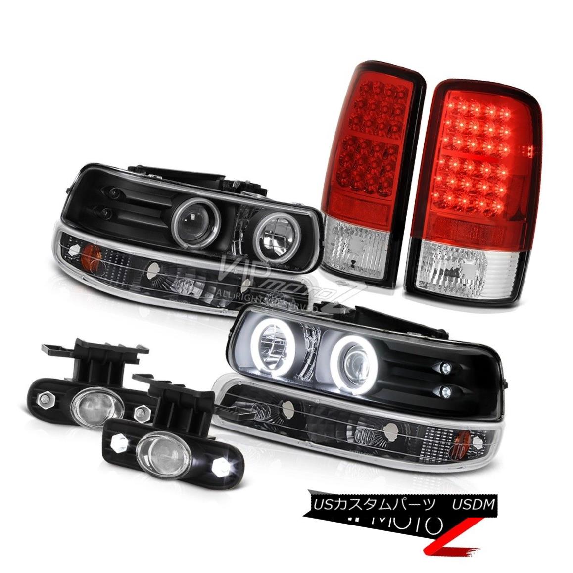 ヘッドライト 00 01 02 03 04 05 06 Tahoe LS Halo Headlights Black Bumper LED Tail Light Fog 00 01 02 03 04 05 06タホLSハローヘッドライトブラックバンパーLEDテールライトフォグ 【並行輸入品】