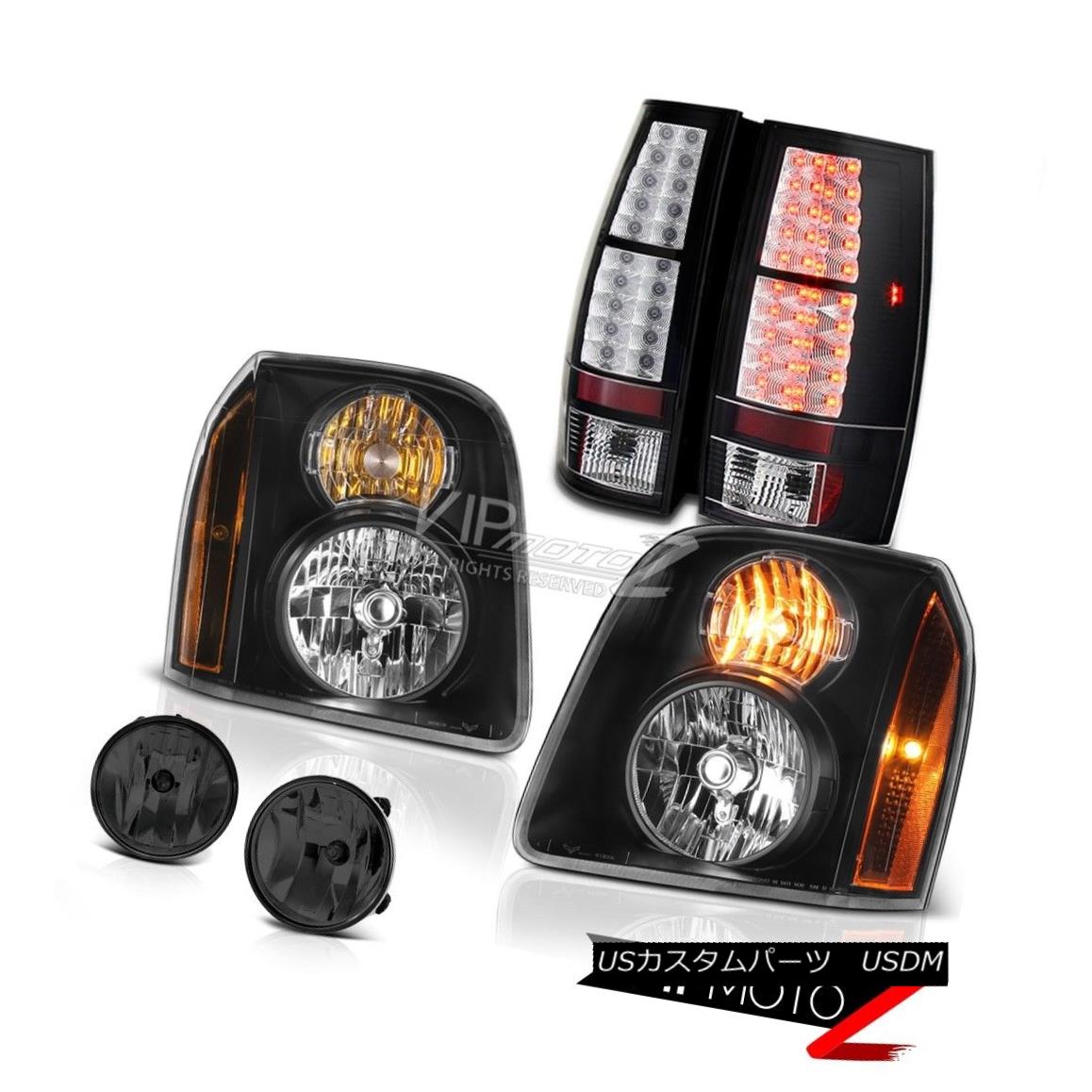 ヘッドライト 07-14 GMC Yukon SLE Fog Lamps Nighthawk Black Taillamps Headlights Replacement 07-14 GMCユーコンSLEフォグランプナイトホークブラックタイヤランプヘッドライト交換 【並行輸入品】