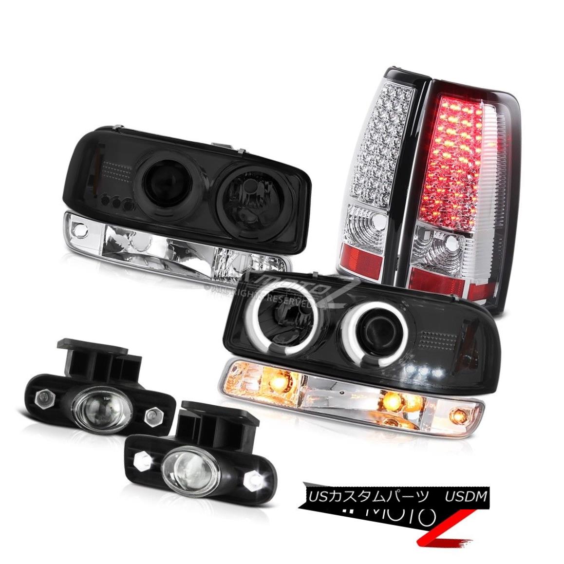 ヘッドライト 99 00 01 02 Sierra 6.0L Fog lights smd tail lamps bumper light ccfl headlights 99 00 01 02 Sierra 6.0Lフォグライトsmdテールランプバンパーライトccflヘッドライト 【並行輸入品】