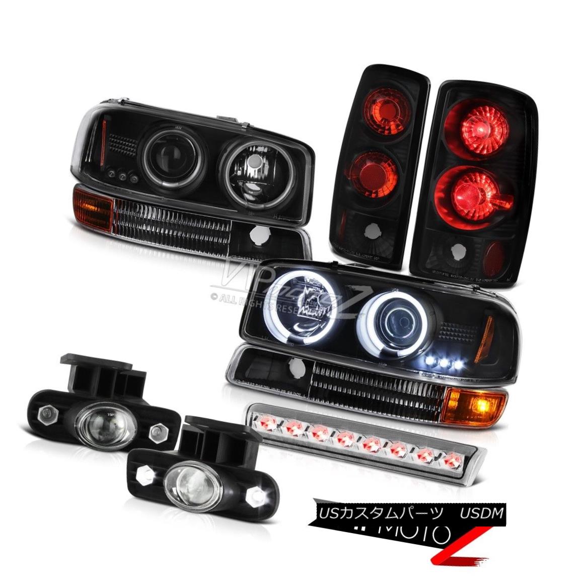 ヘッドライト 00-06 Yukon CCFL Angel Eye Projector Headlights Tail Lamps FogLights Brake Cargo 00-06ユーコンCCFLエンジェルアイプロジェクターヘッドライトテールランプフォグライトブレーキカーゴ 【並行輸入品】