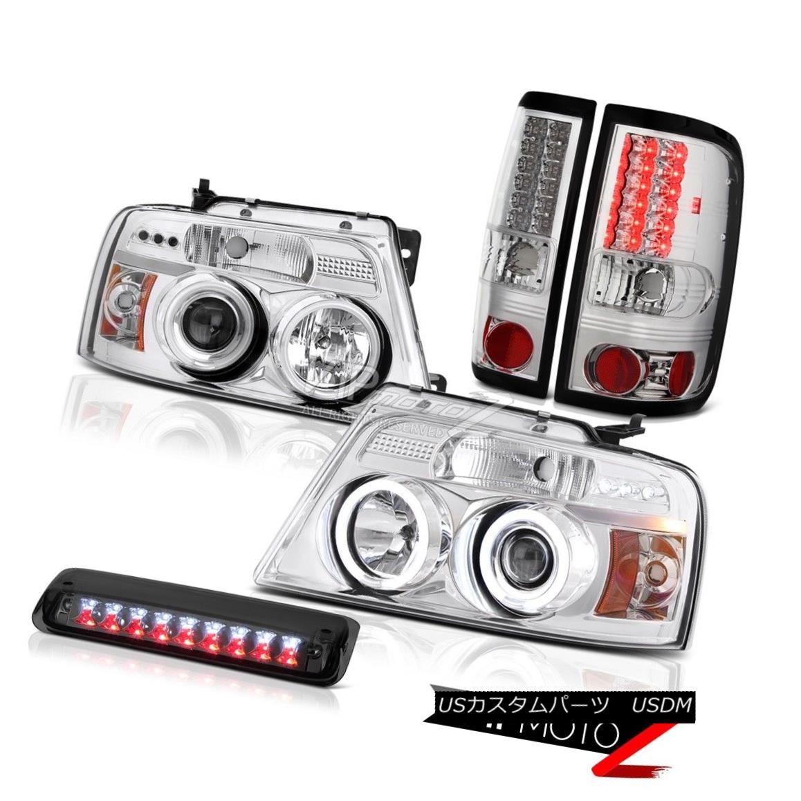 ヘッドライト 2004-2008 Ford F150 FX4 Roof Cab Lamp Headlamps Taillights 2X CCFL Halo SMD Cool 2004-2008フォードF150 FX4ルーフキャブ・ランプヘッドランプ・テールライト2X CCFL Halo SMDクール 【並行輸入品】